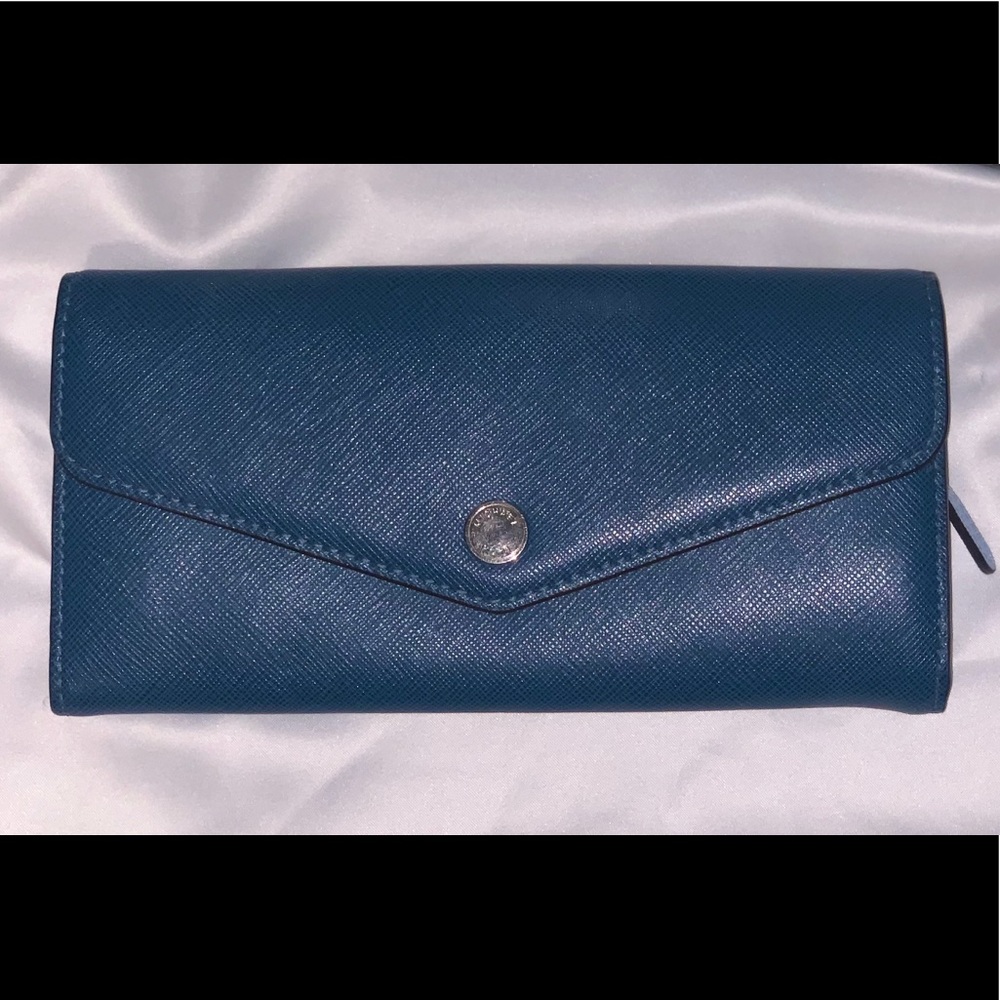 Blue Michael Kors Wallet